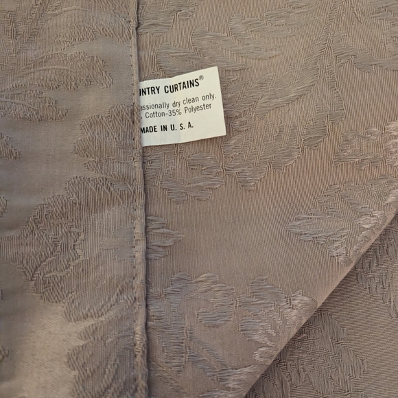 Country Curtain Brocade Curtains and Valance Set - Picture 7 of 10